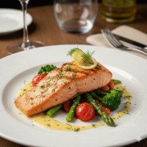 Photo of salmon fillet